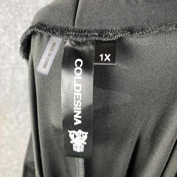 Coldesina Bloomer Pants Women's 1X Polyester Blend NWT Pull On Stretch - Picture 9 of 10